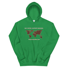 Load image into Gallery viewer, 'Buy Coffee. Support Missions.' - Unisex Hoodie