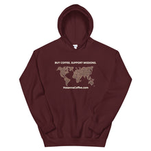 Load image into Gallery viewer, 'Buy Coffee. Support Missions.' - Unisex Hoodie