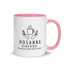 Load image into Gallery viewer, Hosanna Coffee Mug with Color Inside