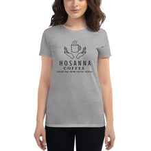Load image into Gallery viewer, Hosanna Coffee Women's short sleeve t-shirt