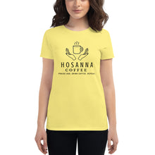 Load image into Gallery viewer, Hosanna Coffee Women's short sleeve t-shirt