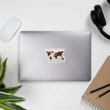 Load image into Gallery viewer, BUY COFFEE. SUPPORT MISSIONS. - Bubble-free stickers

