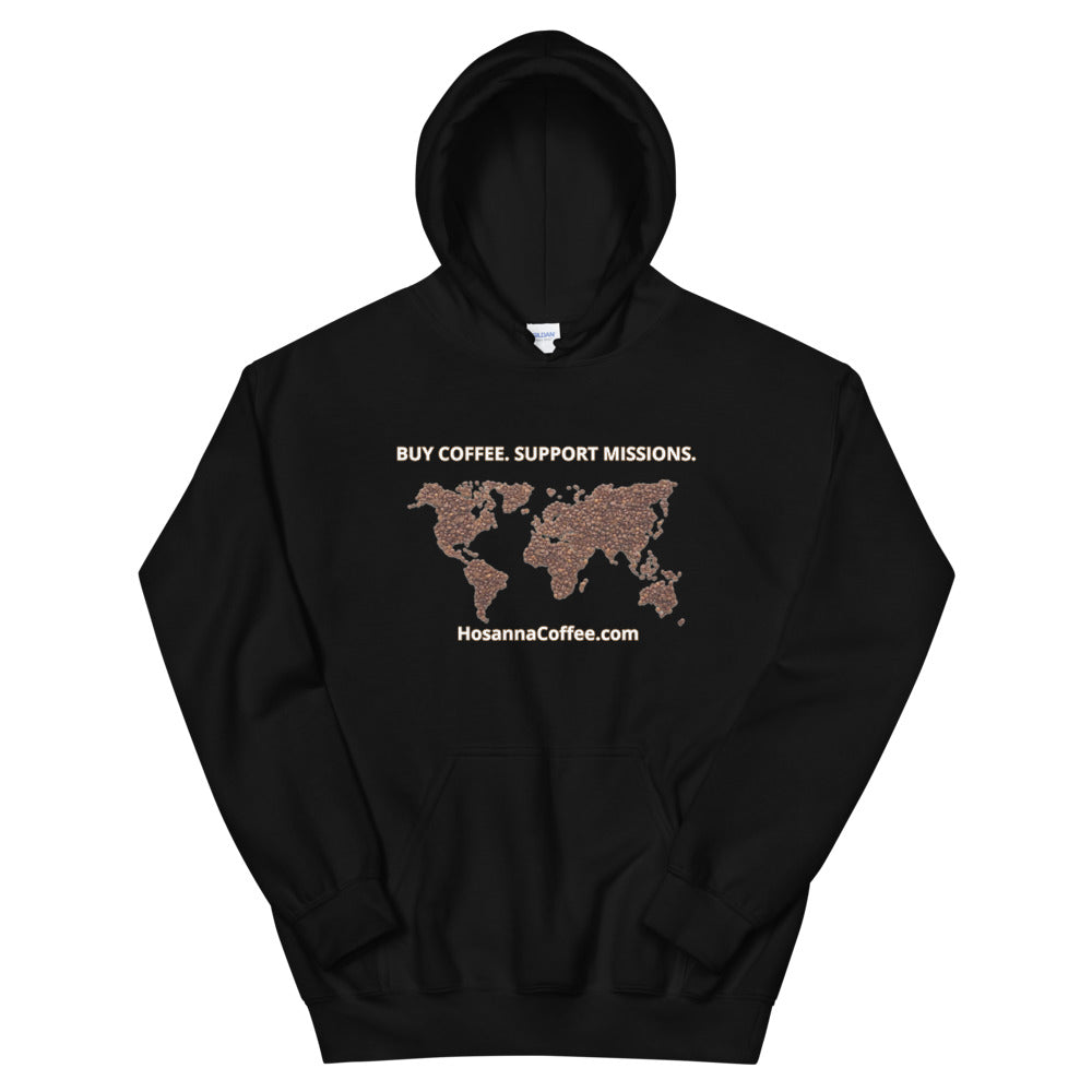 'Buy Coffee. Support Missions.' - Unisex Hoodie