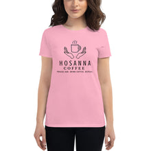 Load image into Gallery viewer, Hosanna Coffee Women&#39;s short sleeve t-shirt
